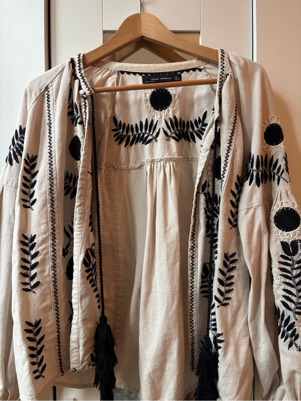 Zara Embroidered Top